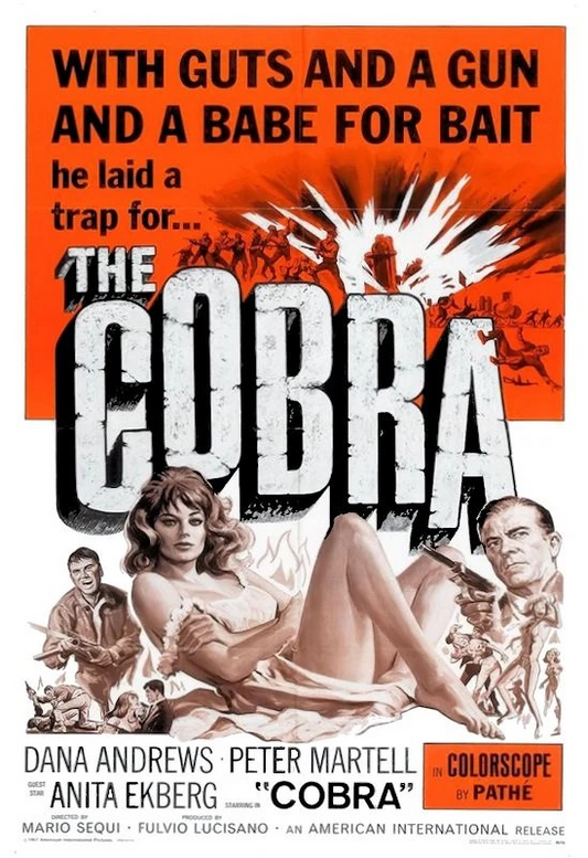 The Cobra (1967) DVD