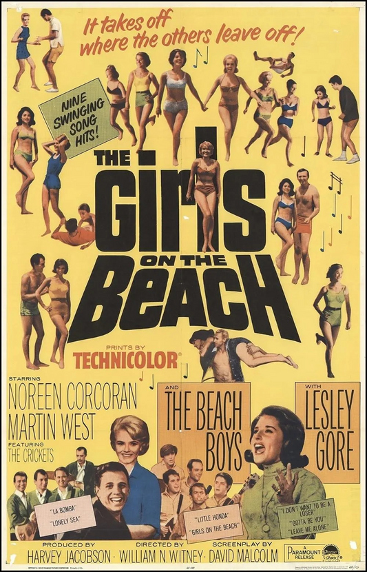 The Girls on the Beach (1965) DVD