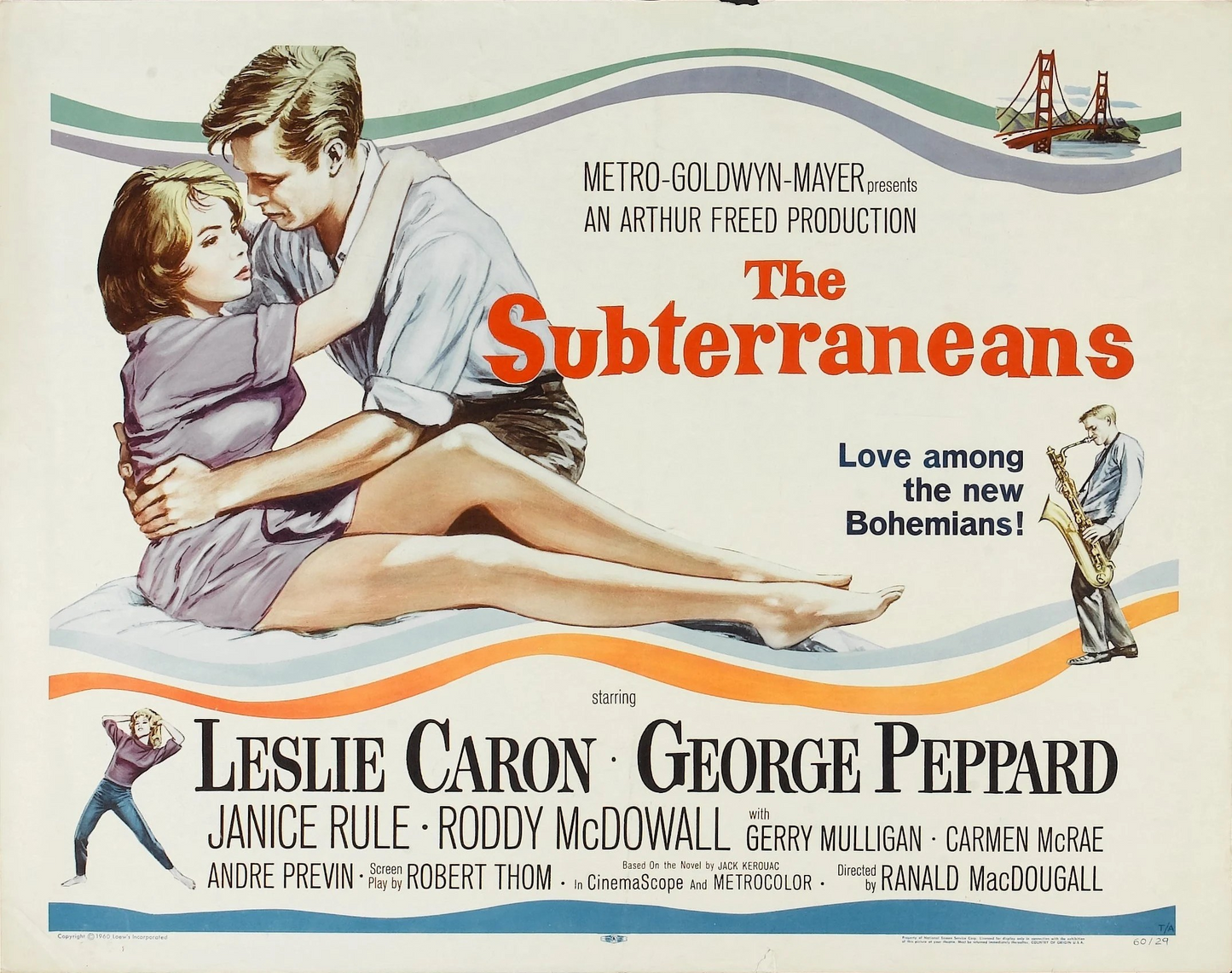 The Subterraneans (1960) DVD