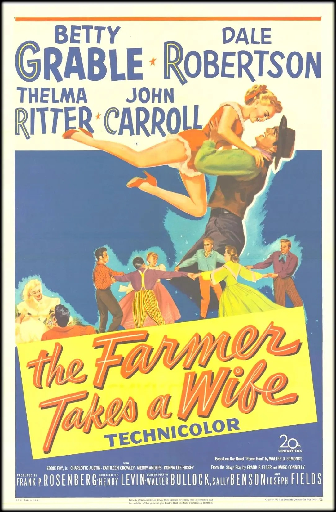 The Farmer Takes a Wife (1953) DVD